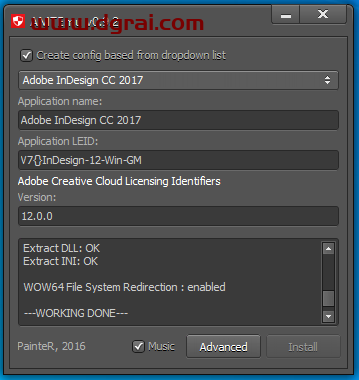 Adobe InDesign CC2017安装教程