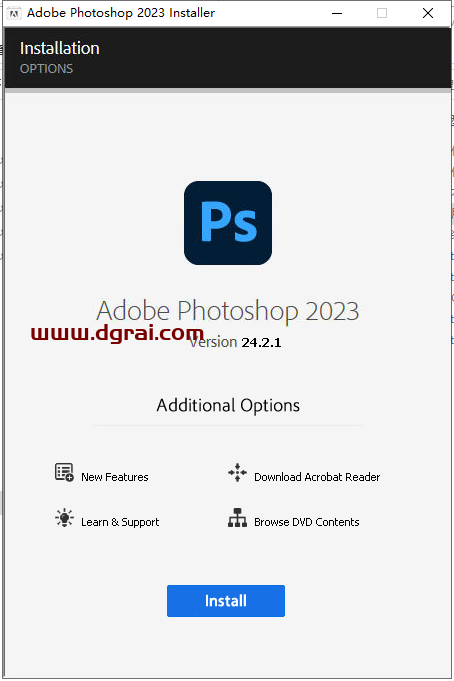 Photoshop 2023 v24.2.1安装教程