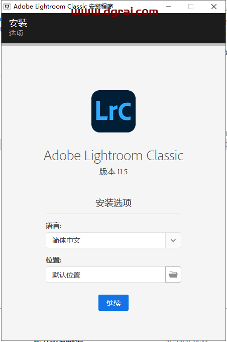 Lightroom 2022 v11.5.0安装教程