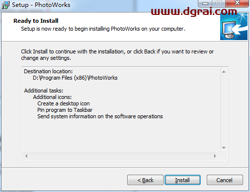 AMS Software PhotoWorks v9.0安装教程