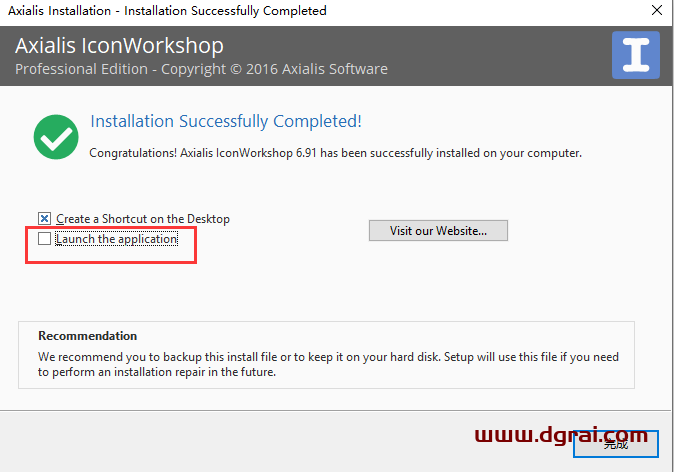 Axialis IconWorkshop 6.91安装教程
