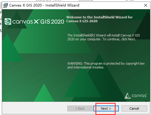 Canvas X GIS 2020安装教程