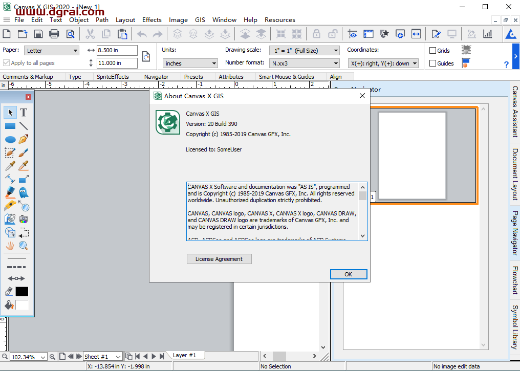 Canvas X GIS 2020安装教程