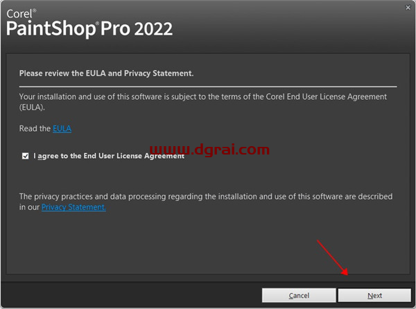 Corel PaintShop Pro 2022安装教程