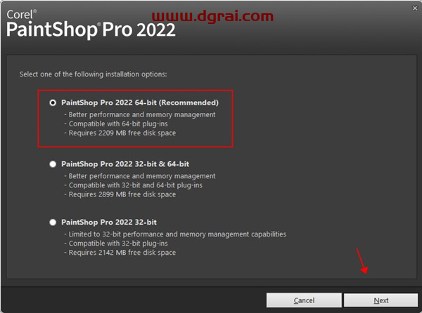 Corel PaintShop Pro 2022安装教程