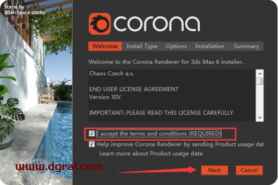 Corona6.0 for 3ds Max2014-2021安装教程