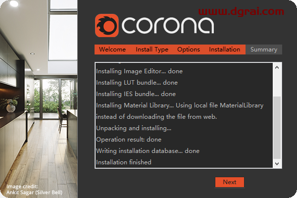 corona6.1 for 3ds Max2014-2021安装教程