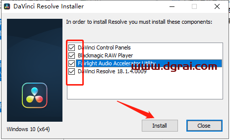 DaVinci Resolve达芬奇 v18.1.4安装教程
