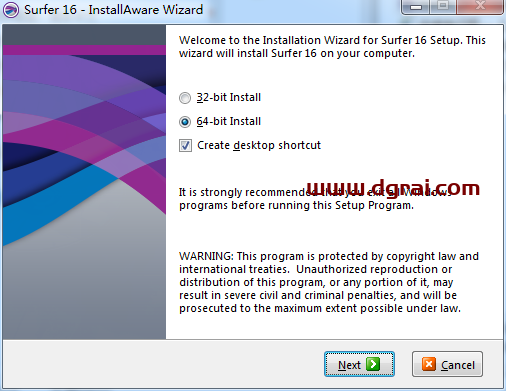 Golden Software Surfer 16安装教程