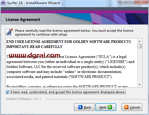 Golden Software Surfer 16安装教程