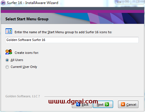 Golden Software Surfer 16安装教程
