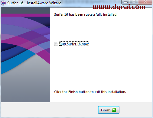 Golden Software Surfer 16安装教程
