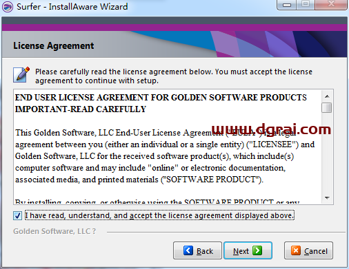 Golden Software Surfer 19安装教程