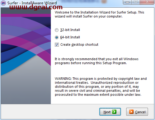 Golden Software Surfer 20安装教程