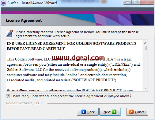Golden Software Surfer 20安装教程