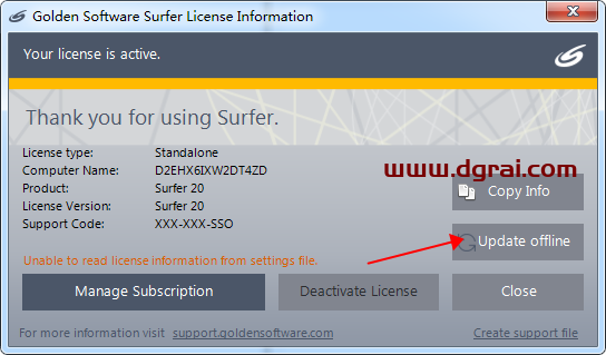 Golden Software Surfer 20安装教程