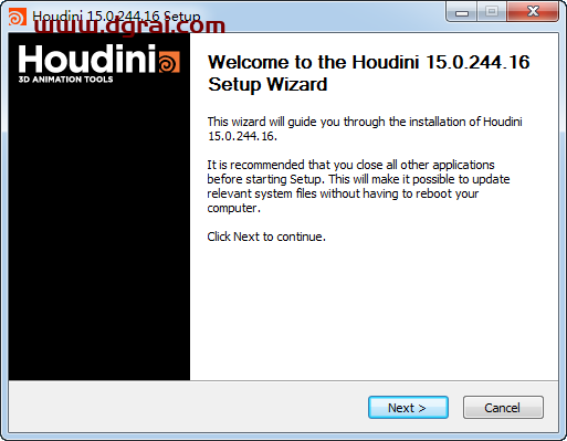 Houdini 15安装教程