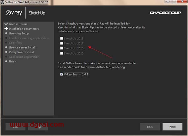 vray3.6 for sketchup【草图大师2015/2016/2017/2018渲染器】顶渲简体中文版安装教程