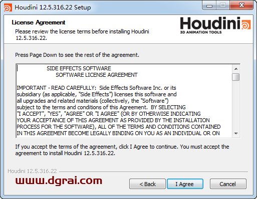Houdini 12.5安装教程