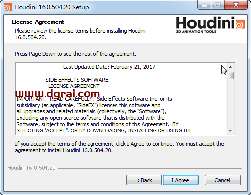Houdini 16安装教程