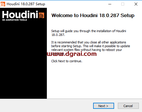 Houdini 18安装教程