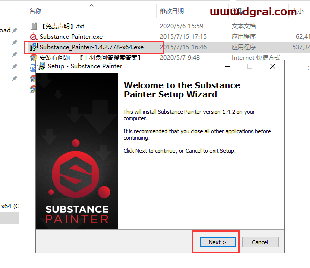 Substance Painter 1.4.2安装教程