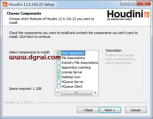 Houdini 12.5安装教程