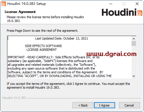 Houdini 19安装教程