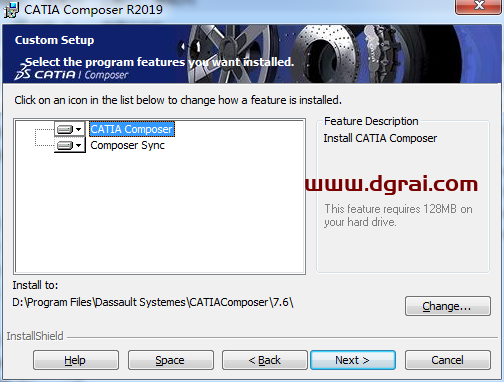 CATIA composerr 2019安装教程