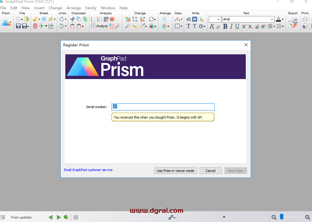 Graphpad prism 9.0.0.121安装教程