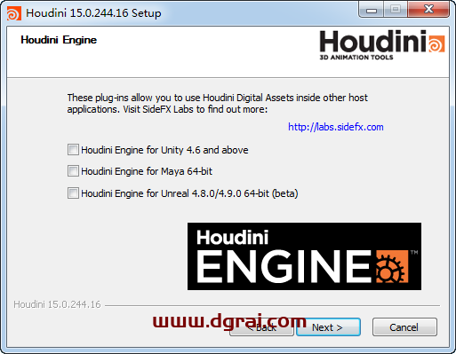 Houdini 15安装教程