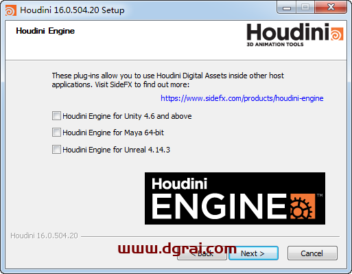 Houdini 16安装教程