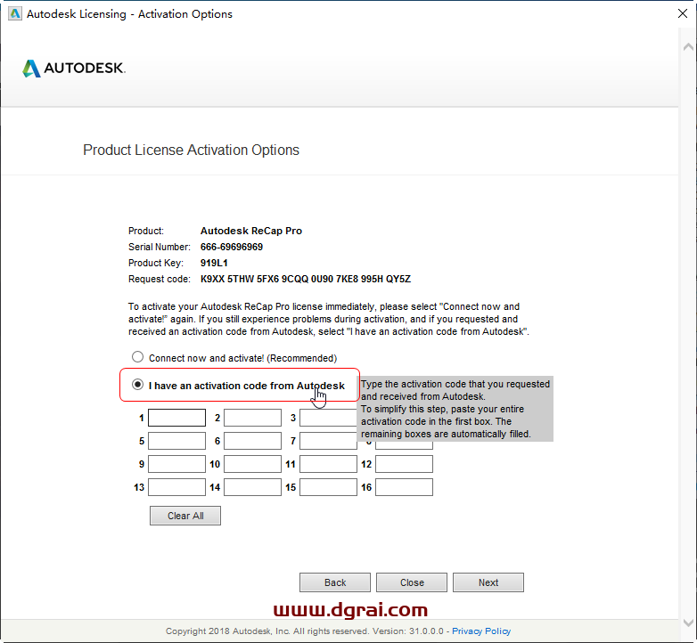 Autodesk ReCap 2020安装教程