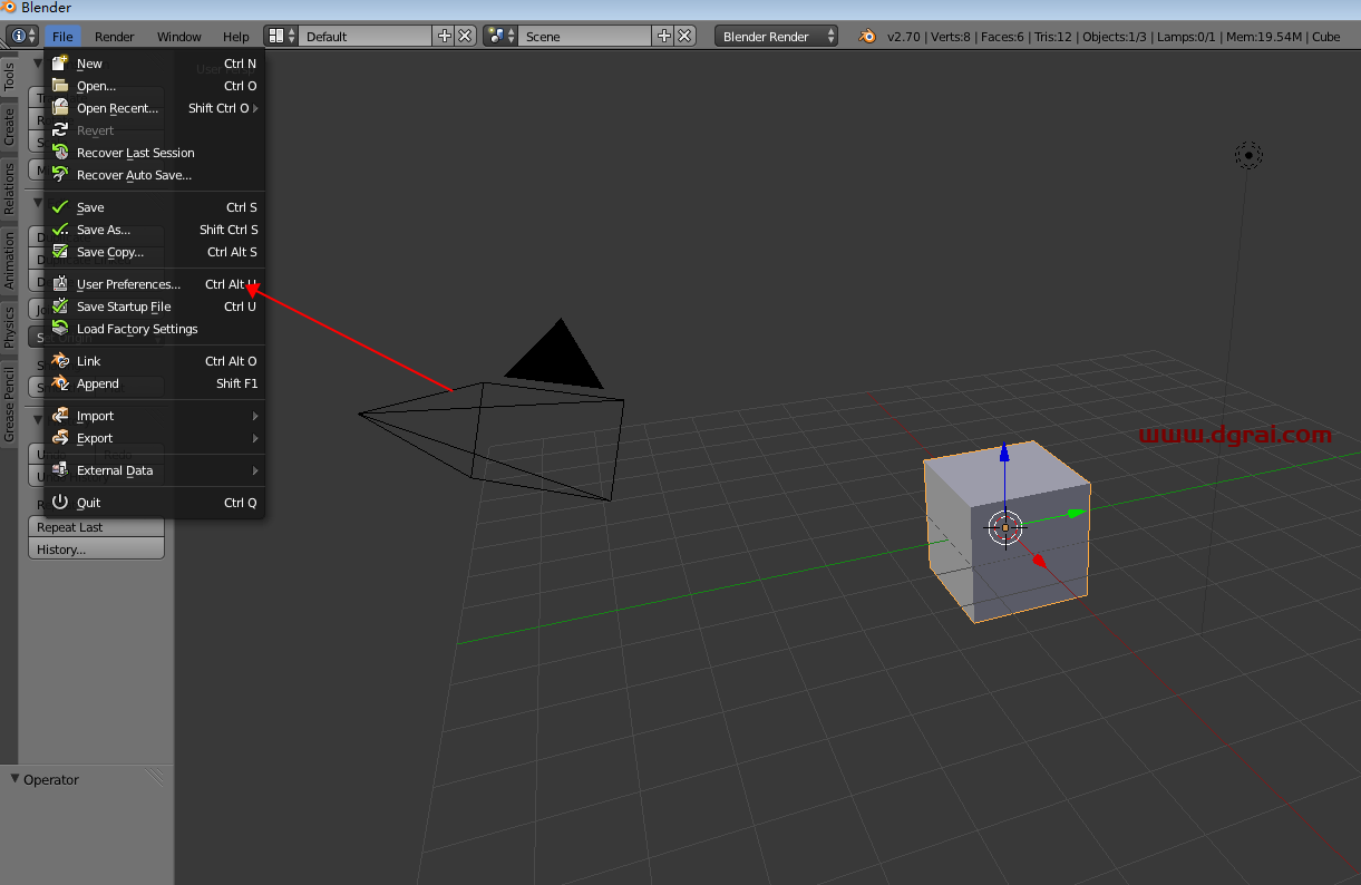 Blender 3D 2.7安装教程