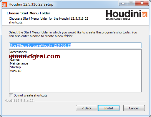 Houdini 12.5安装教程