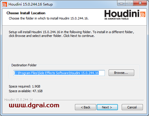 Houdini 15安装教程