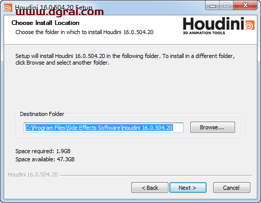 Houdini 16安装教程