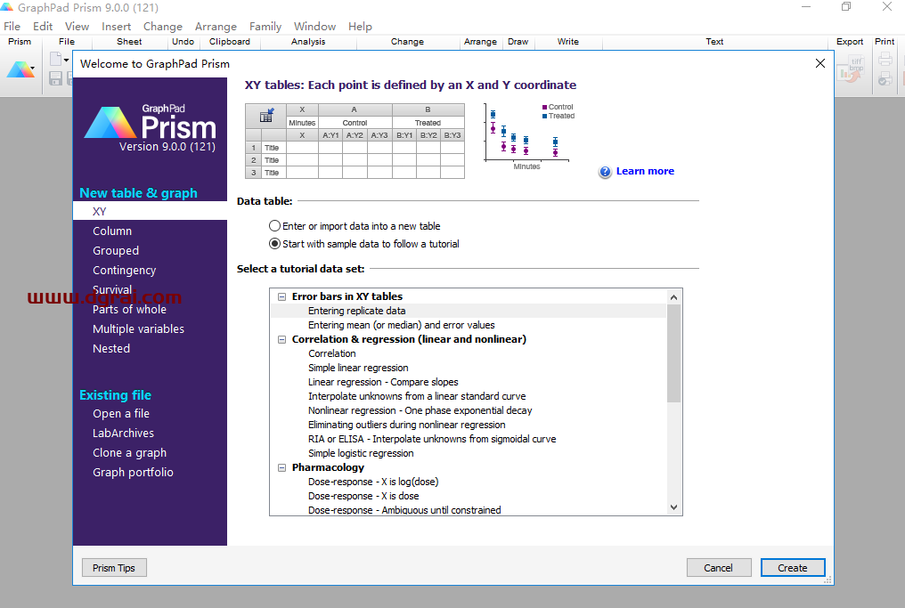Graphpad prism 9.0.0.121安装教程