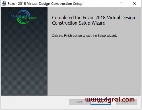 Fuzor2018安装教程