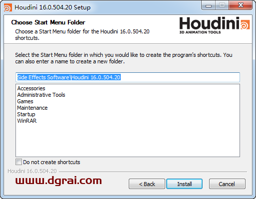 Houdini 16安装教程