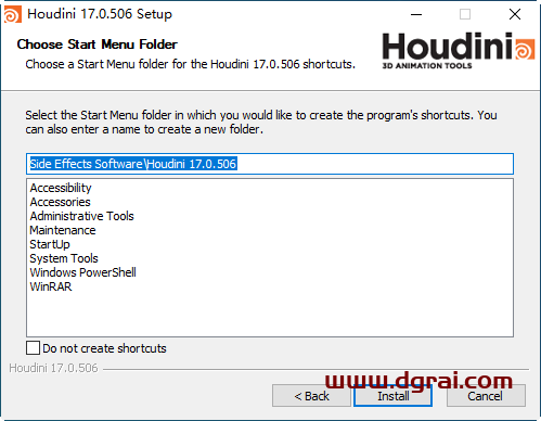 Houdini 17安装教程