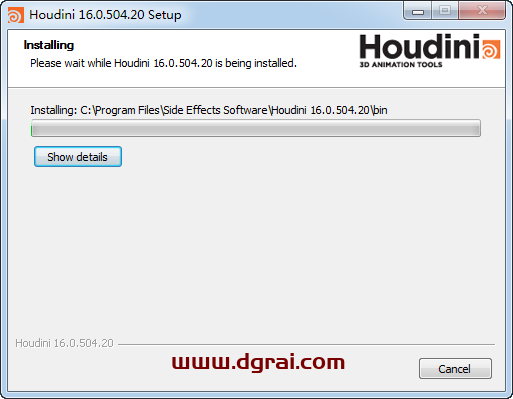 Houdini 16安装教程