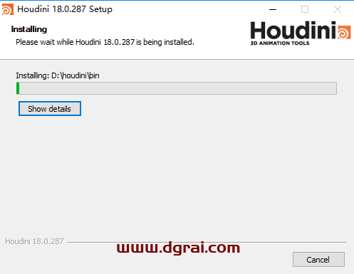 Houdini 18安装教程