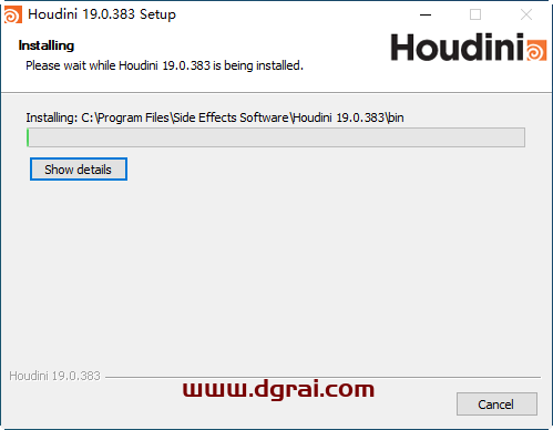 Houdini 19安装教程