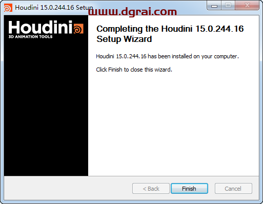 Houdini 15安装教程