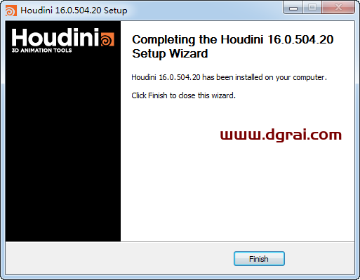 Houdini 16安装教程