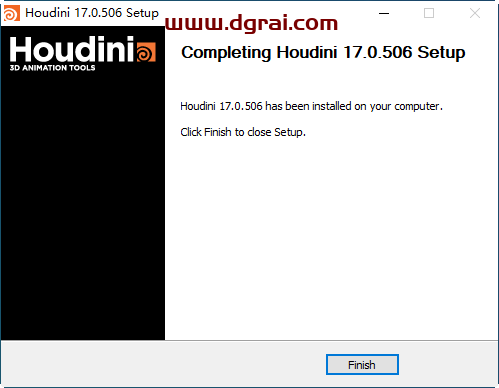Houdini 17安装教程