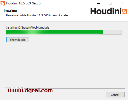 Houdini 18.5安装教程