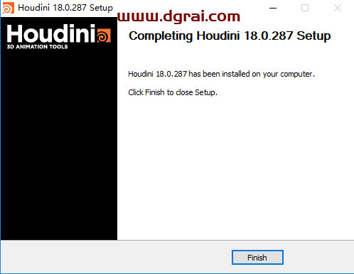 Houdini 18安装教程