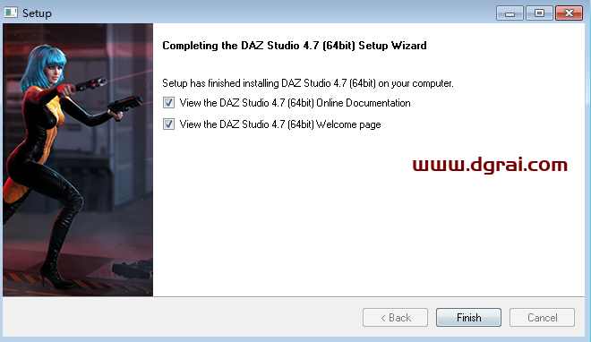 DAZ Studio 4.70安装教程